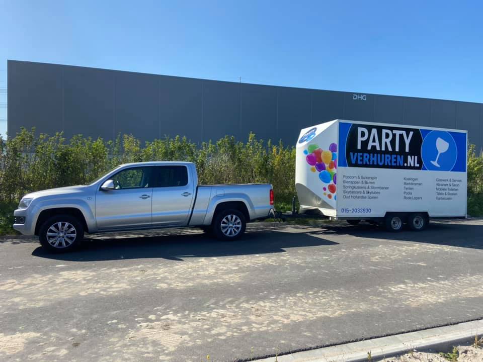 Nieuw Partyverhuren aanhanger en verhuizing