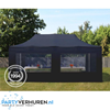 Party Tent Easy-UP 3x6 Black Fire Retardant