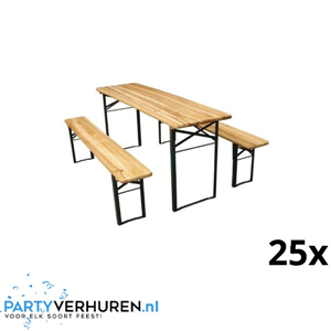 Beer Bench Set 25 Pieces