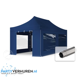 Party Tent Easy-UP 3x6 Dark Blue