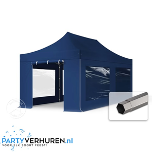 Partytent Easy-UP 3x6 Donkerblauw